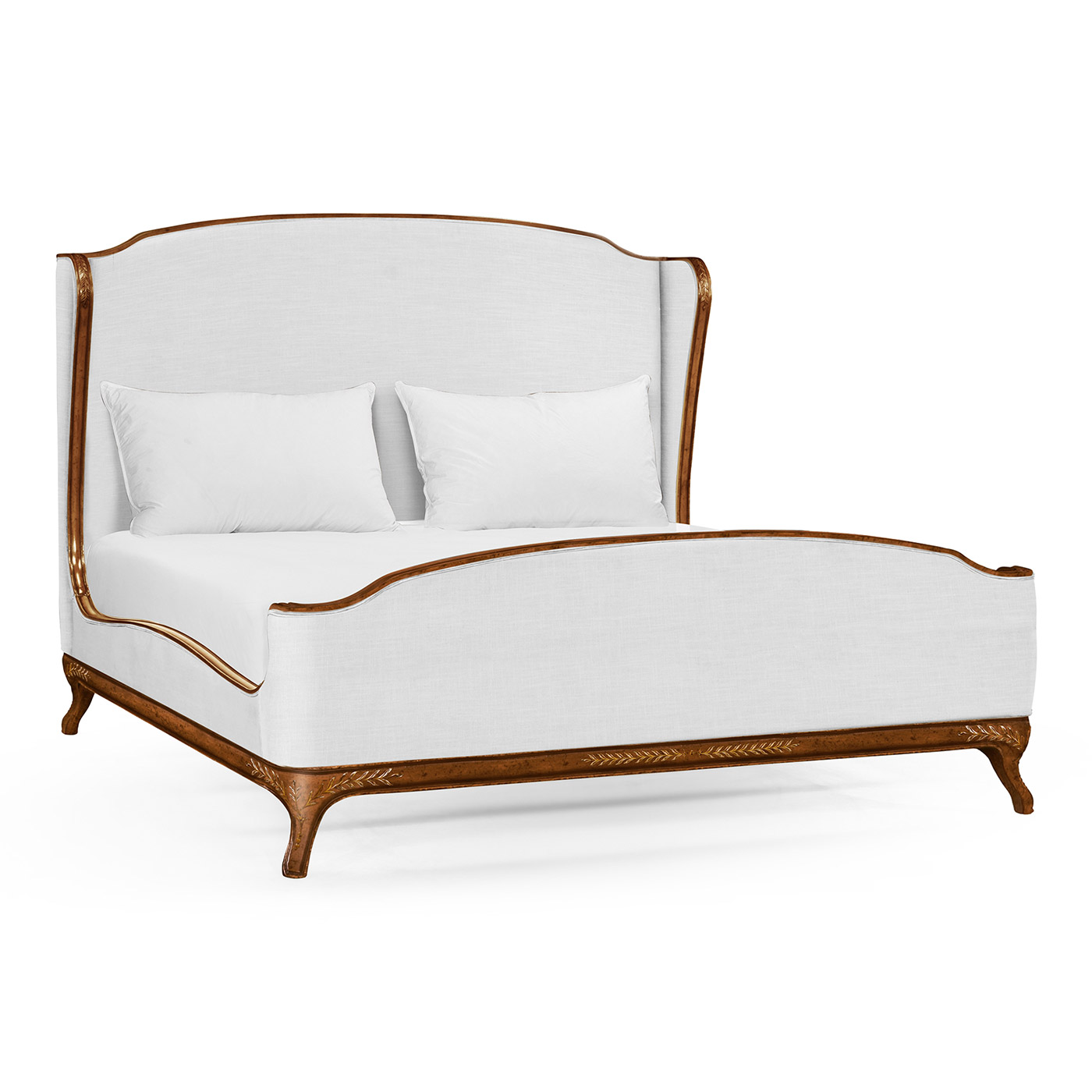Louis XV Walnut Cali King Bed