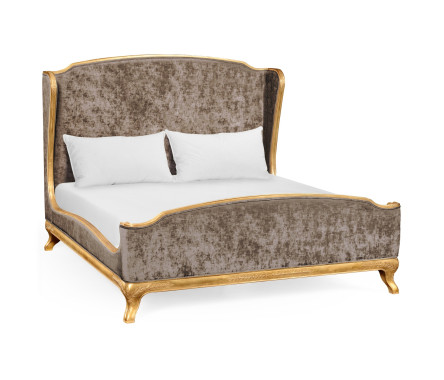 Louis XV Gilded US King Bed
