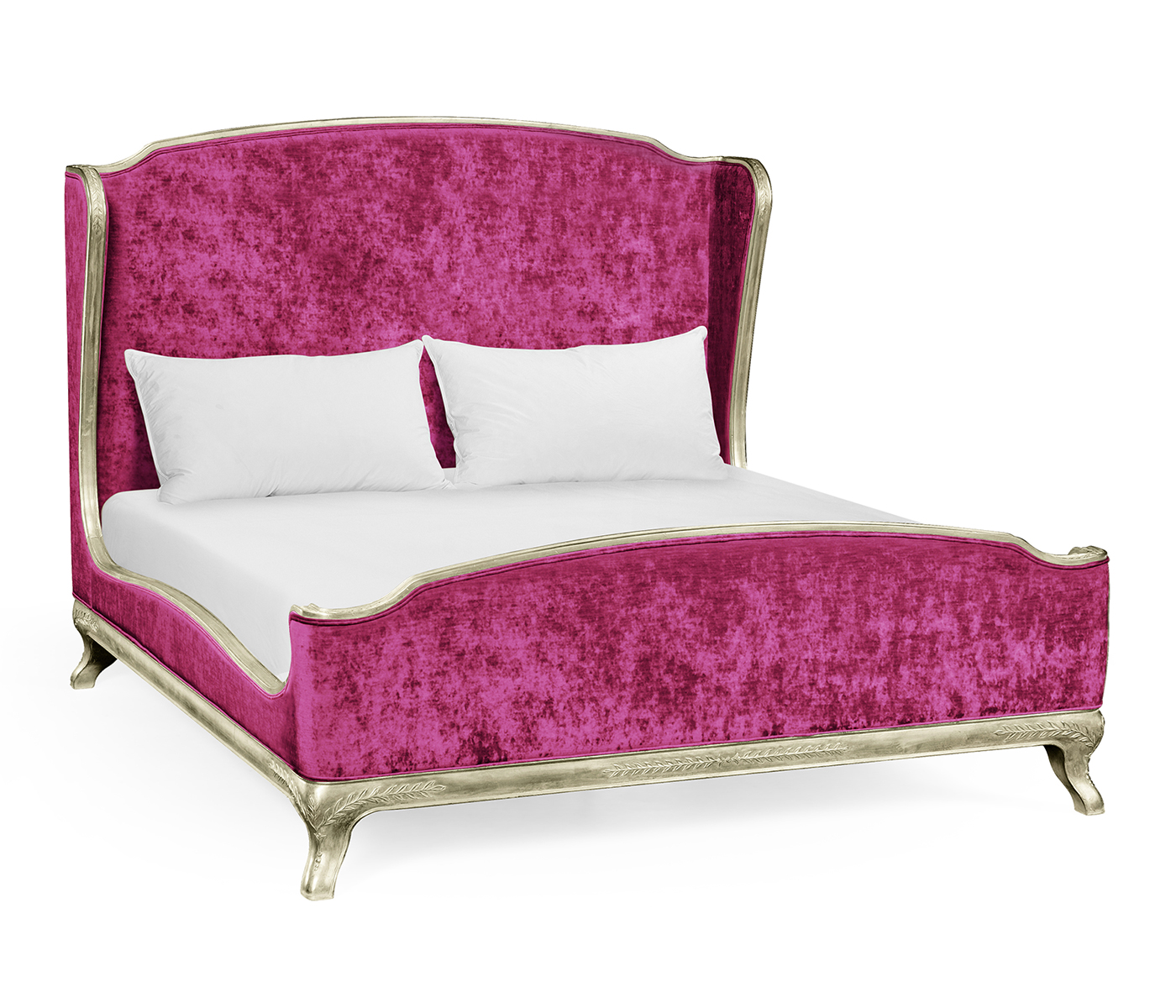 Louis XV Grey Weathered US King Bed