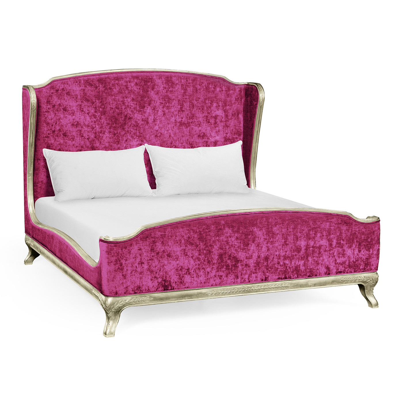 Louis XV Grey Weathered US King Bed