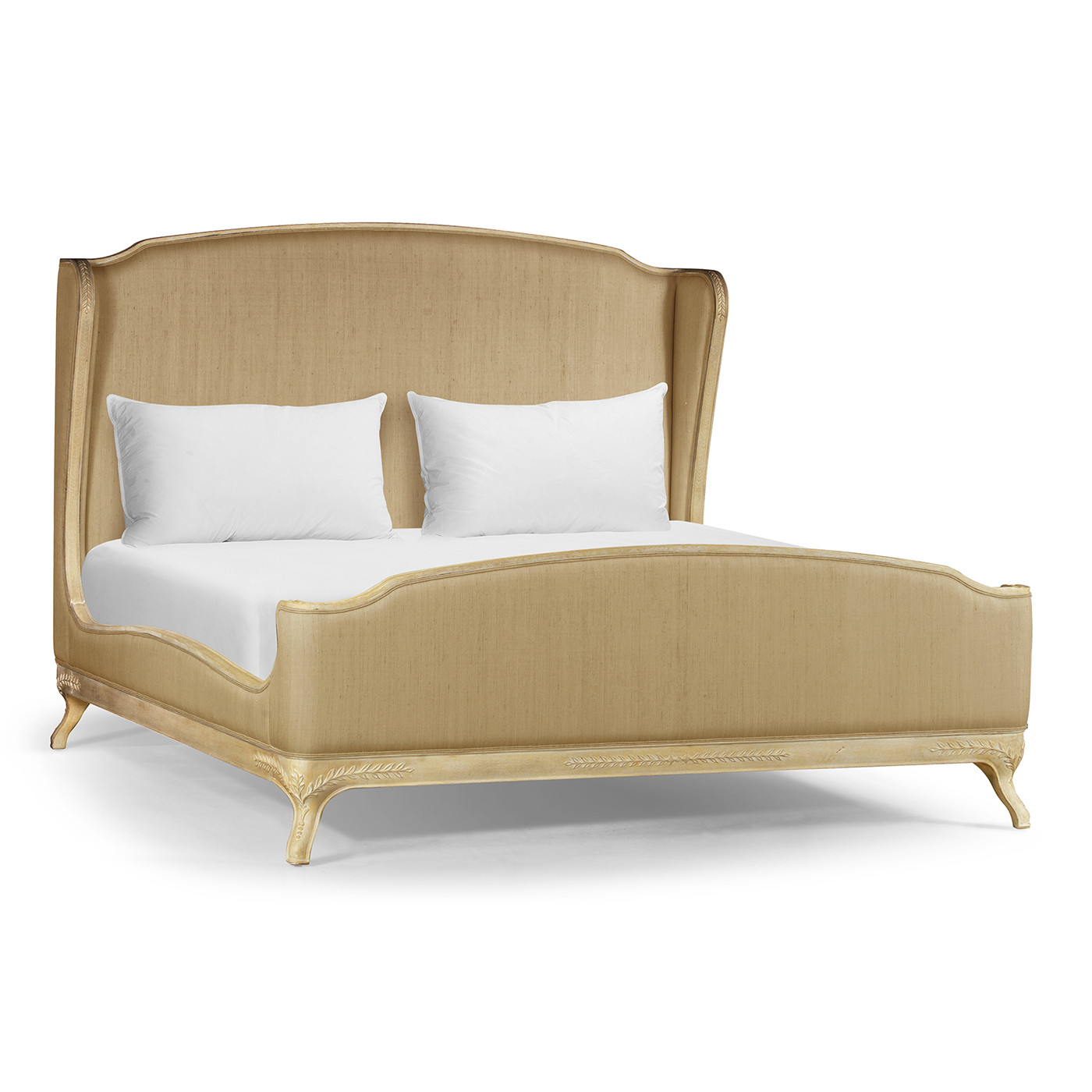 Louis XV Limed Tulip US King Bed