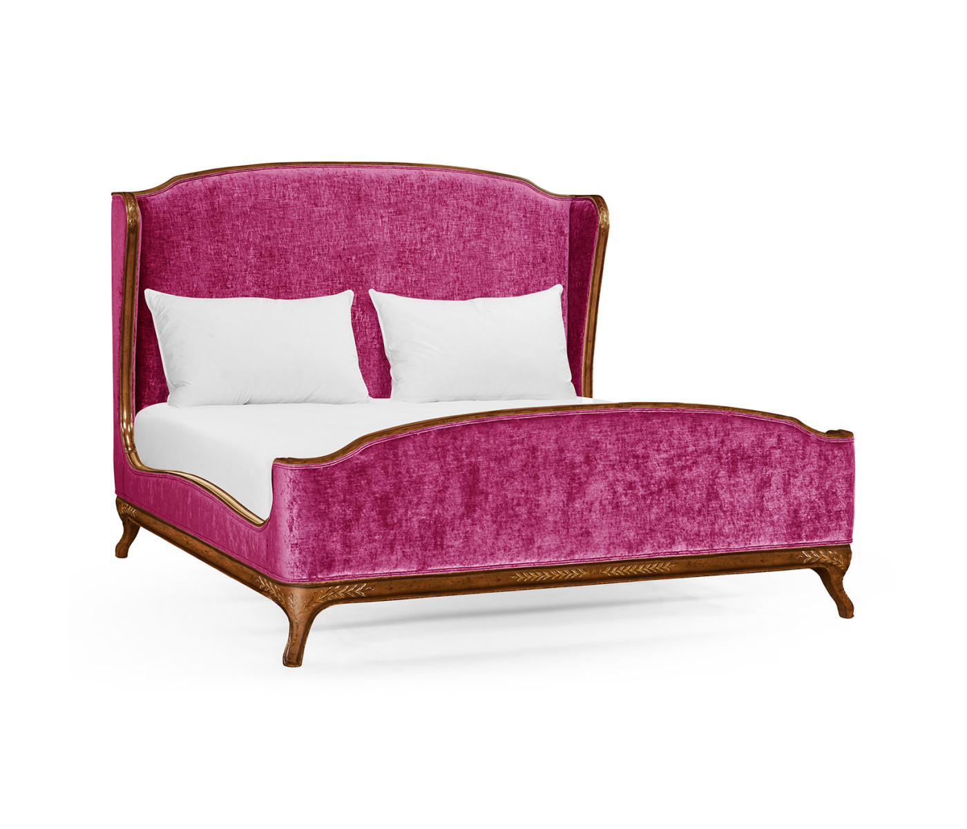 Louis XV Walnut US King Bed