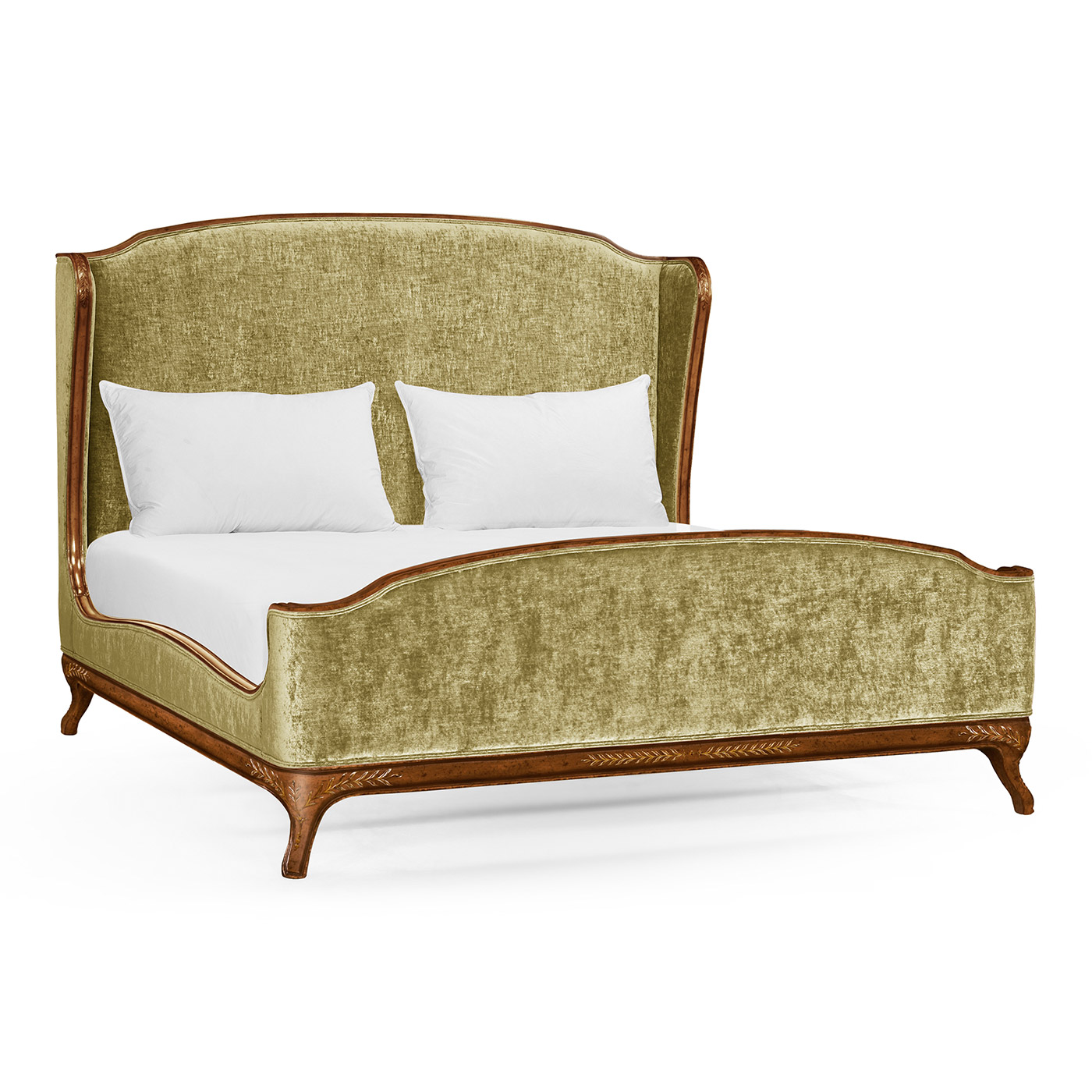 Louis XV Walnut US King Bed