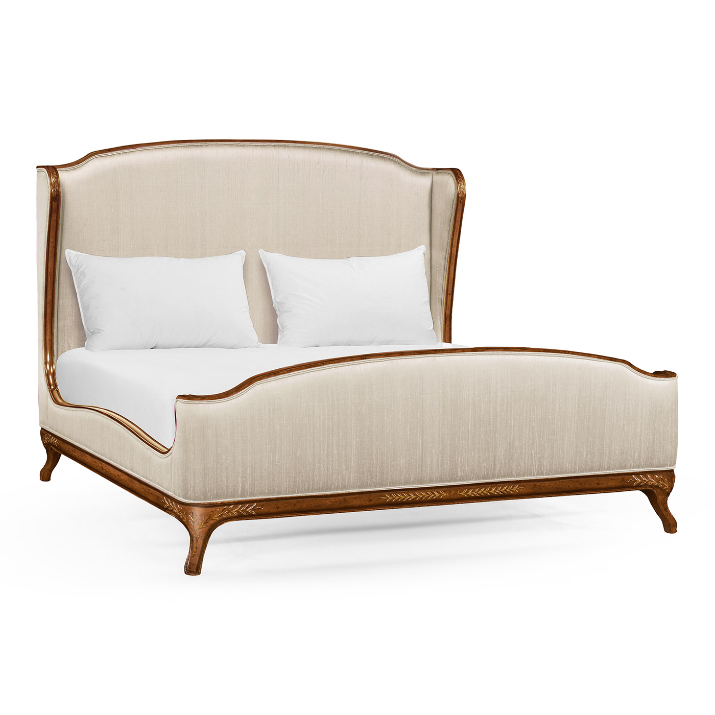 Louis XV Walnut US King Bed