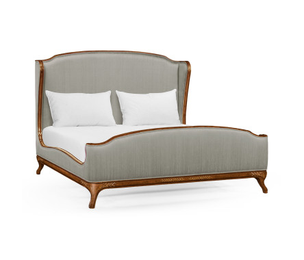 Louis XV Walnut US King Bed