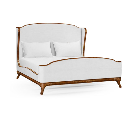 Louis XV Walnut US King Bed