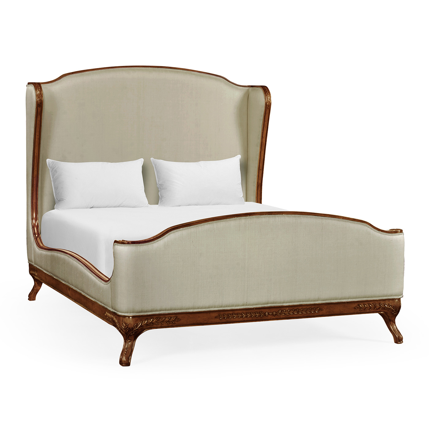 Louis XV Mahogany US Queen Bed
