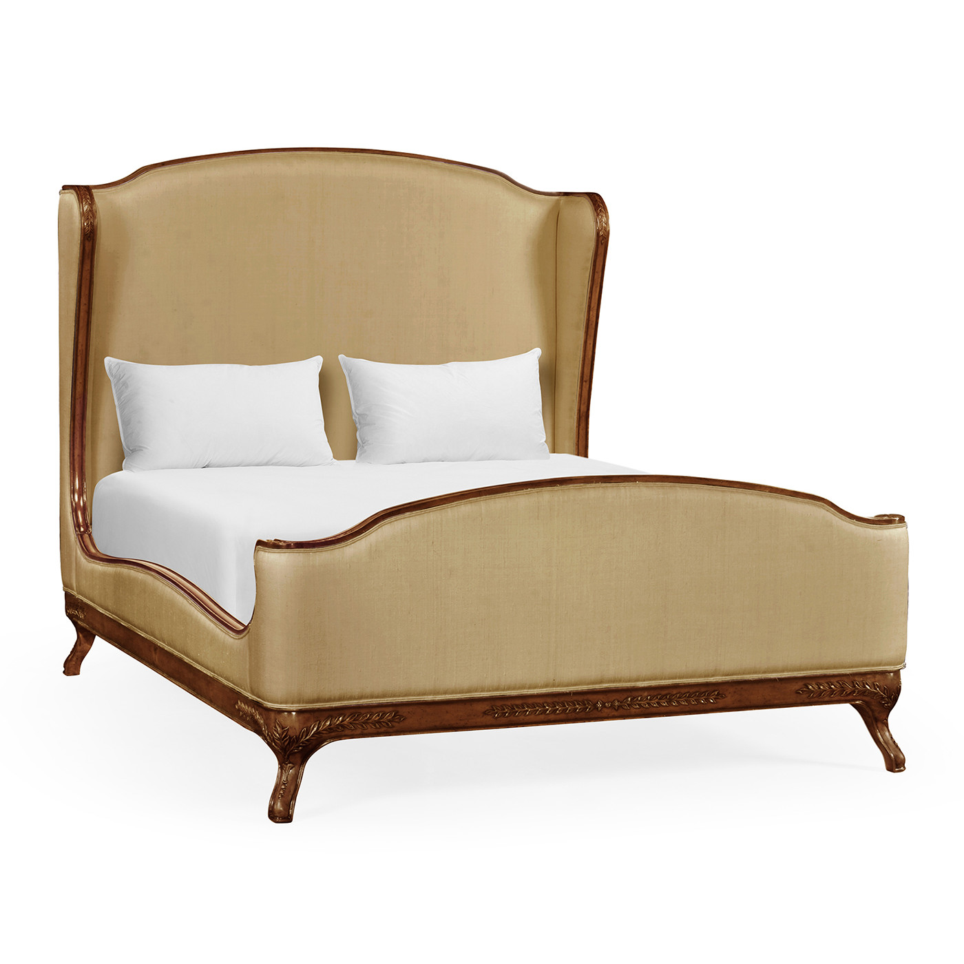 Louis XV Mahogany US Queen Bed