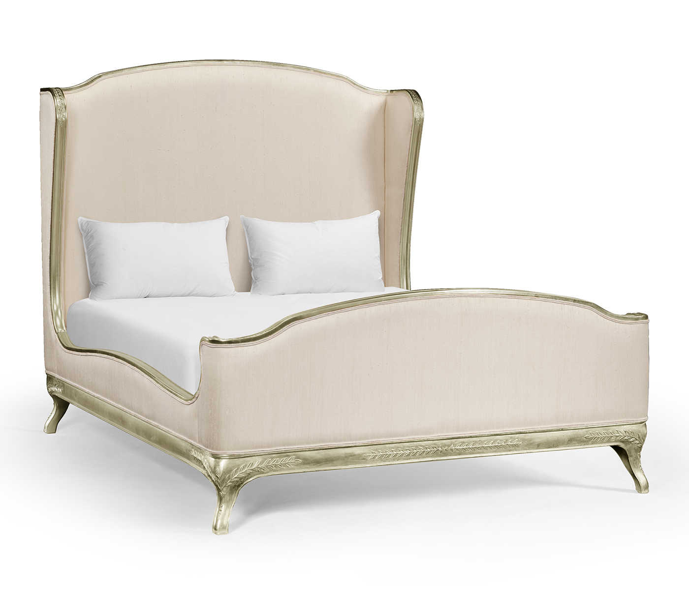 Louis XV Grey Weathered US Queen Bed