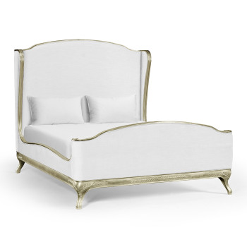 Louis XV Grey Weathered US Queen Bed