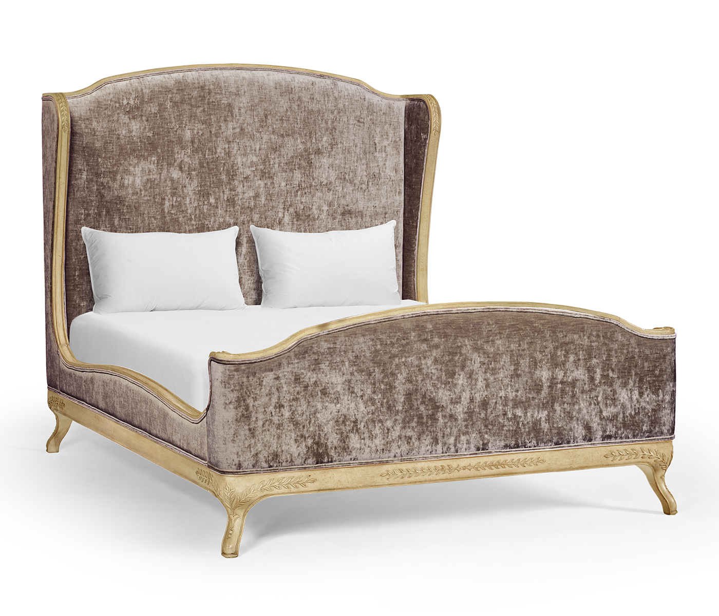 Louis XV Limed Tulip US Queen Bed