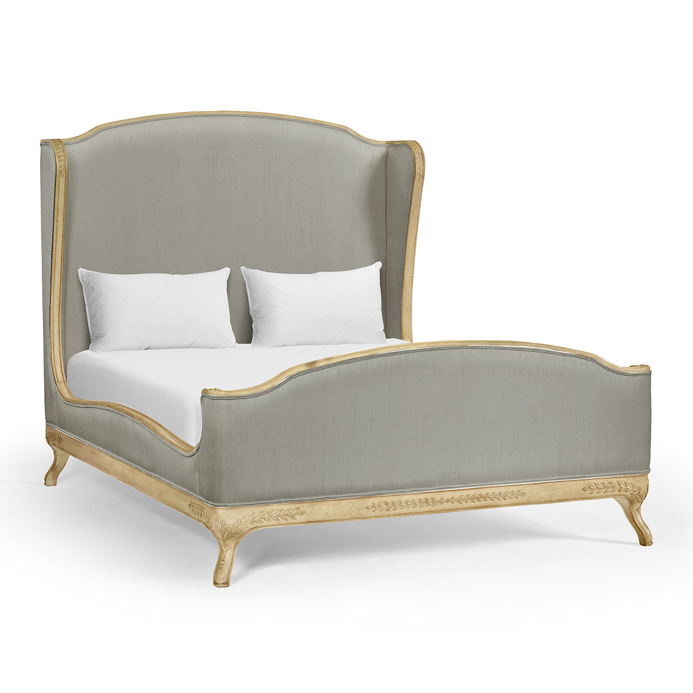 Louis XV Limed Tulip US Queen Bed