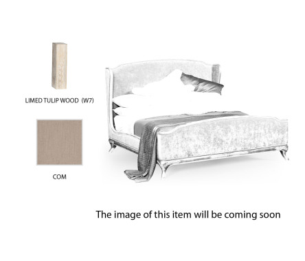 Louis XV Limed Tulip US Queen Bed