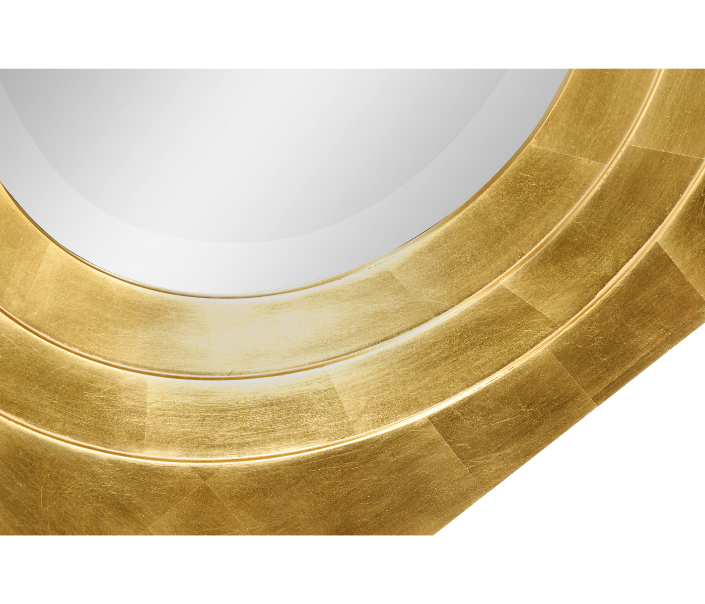 Gilded Framed Round Mirror