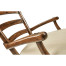 Casual Walnut Ladderback Arm Chair