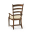 Casual Walnut Ladderback Arm Chair
