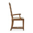 Casual Walnut Ladderback Arm Chair