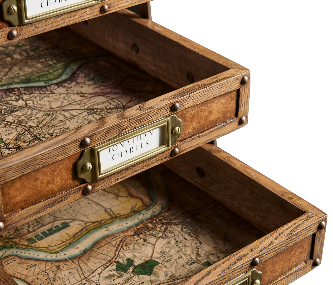 Travel Trunk Style Letter Tray