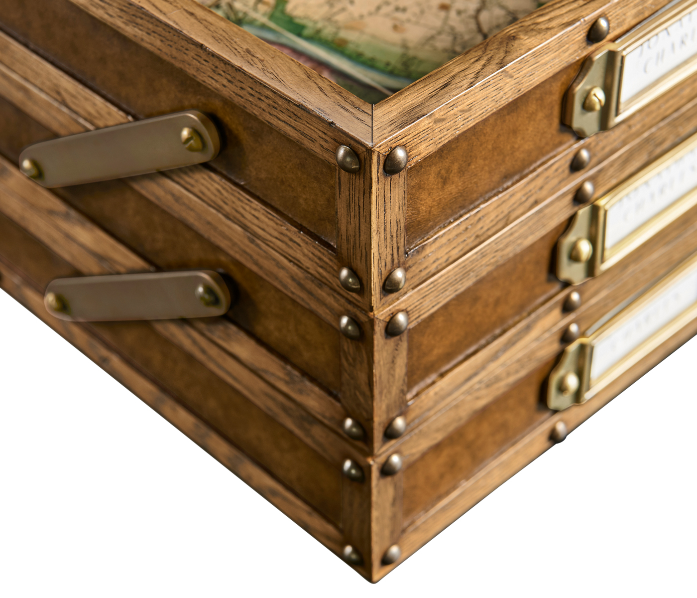 Travel Trunk Style Letter Tray