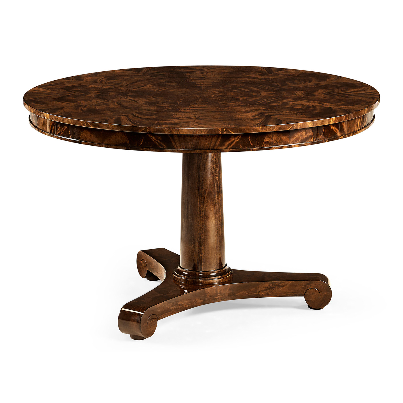 Flame Mahogany Biedermeier Breakfast Table 48