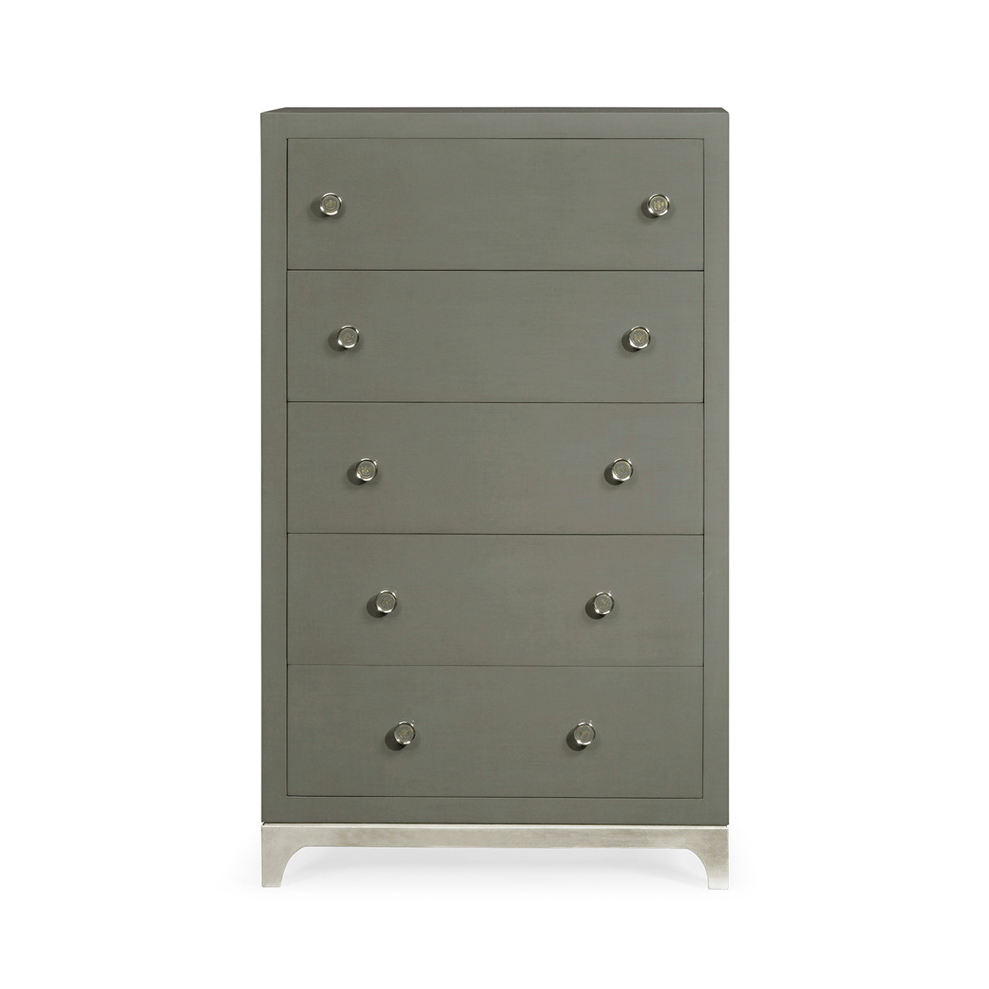 Tall chest with blazer buttons (Slate/Silver)