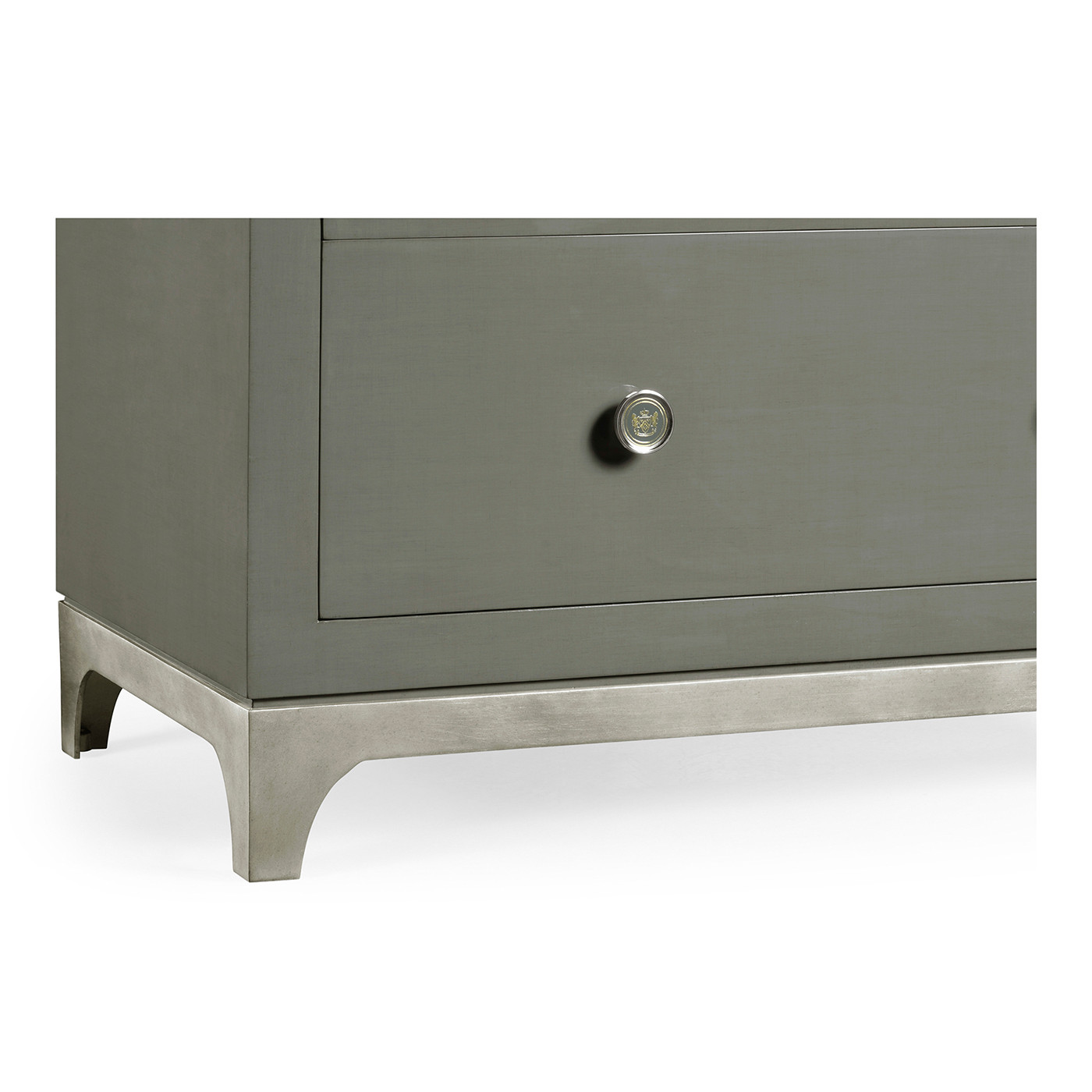 Tall chest with blazer buttons (Slate/Silver)
