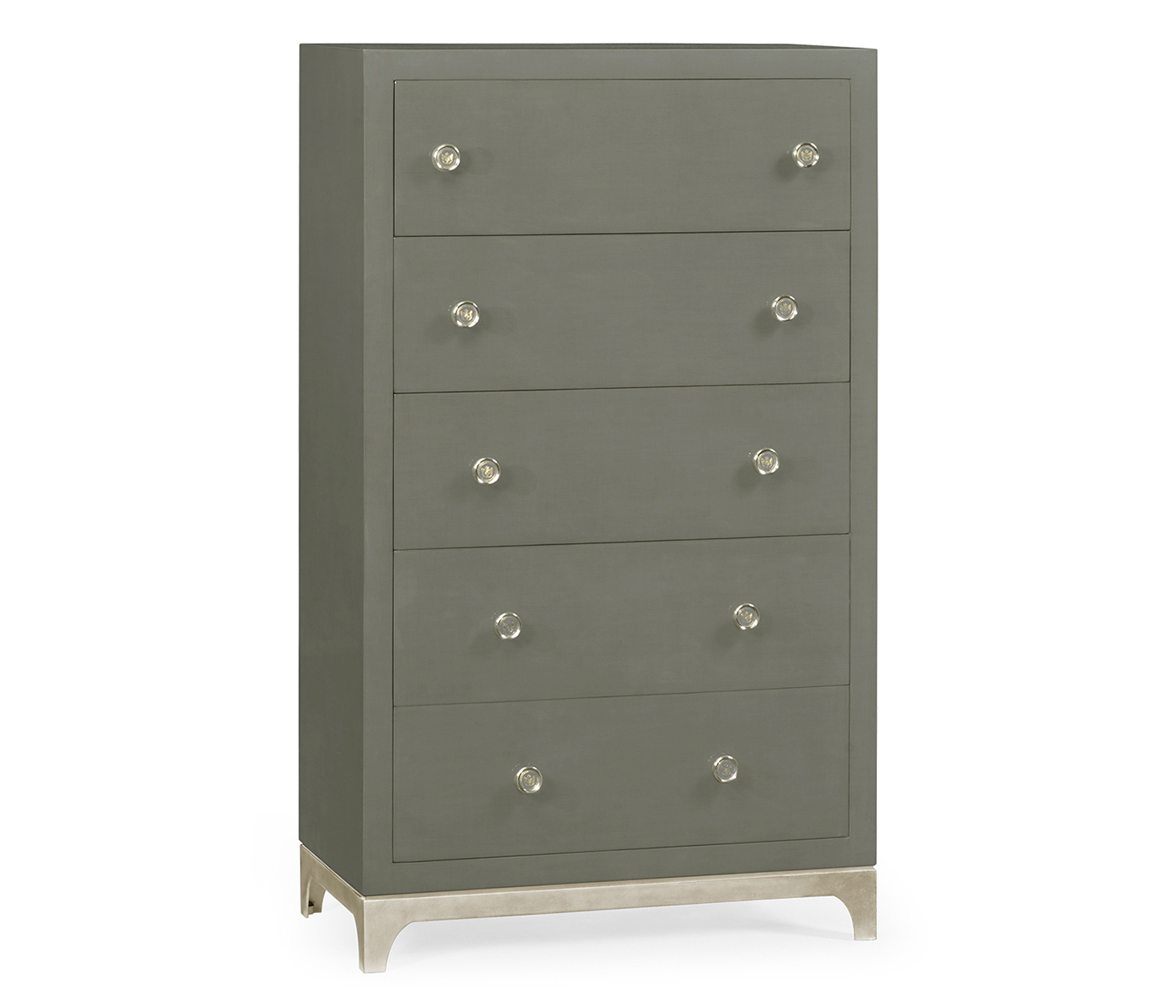 Tall chest with blazer buttons (Slate/Silver)