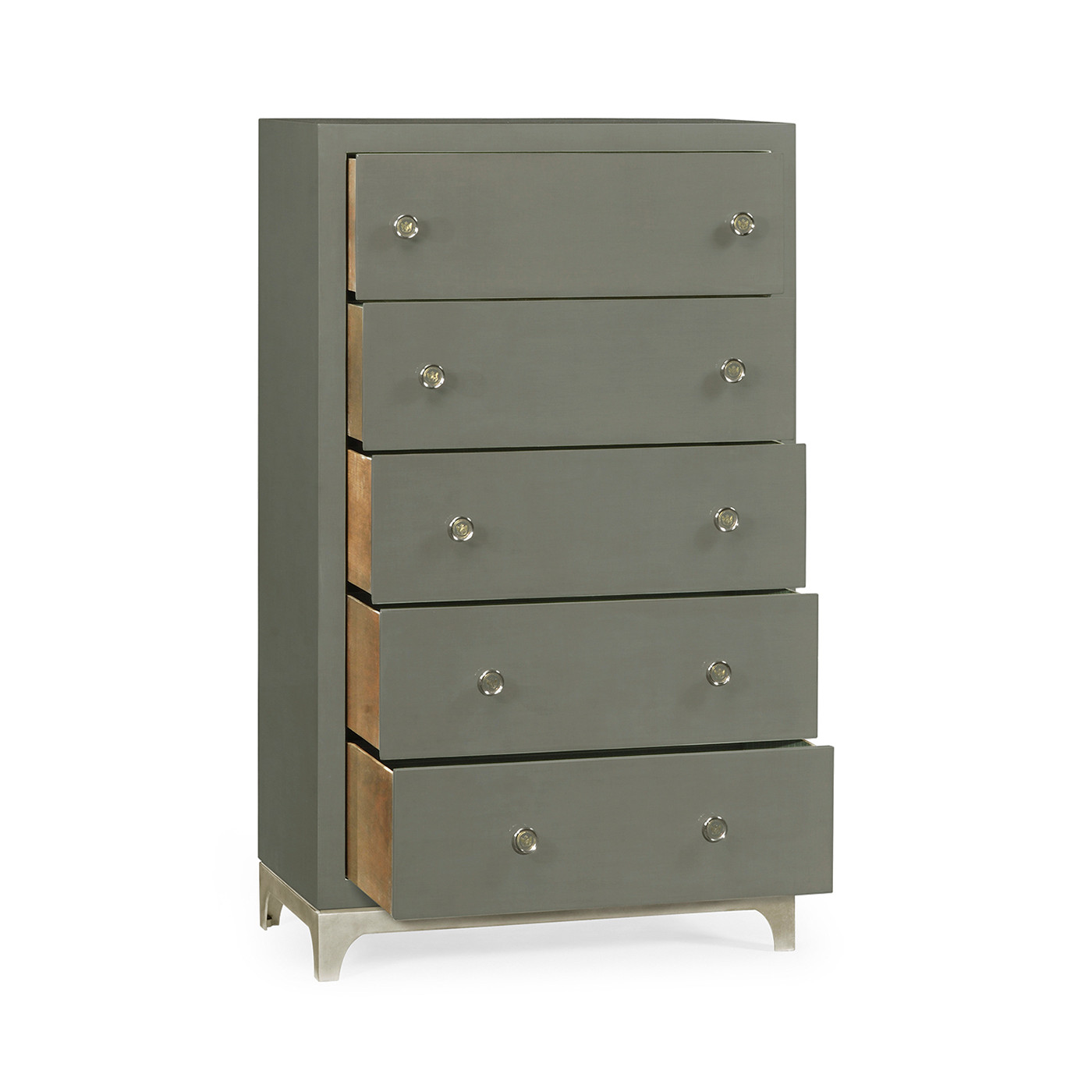 Tall chest with blazer buttons (Slate/Silver)