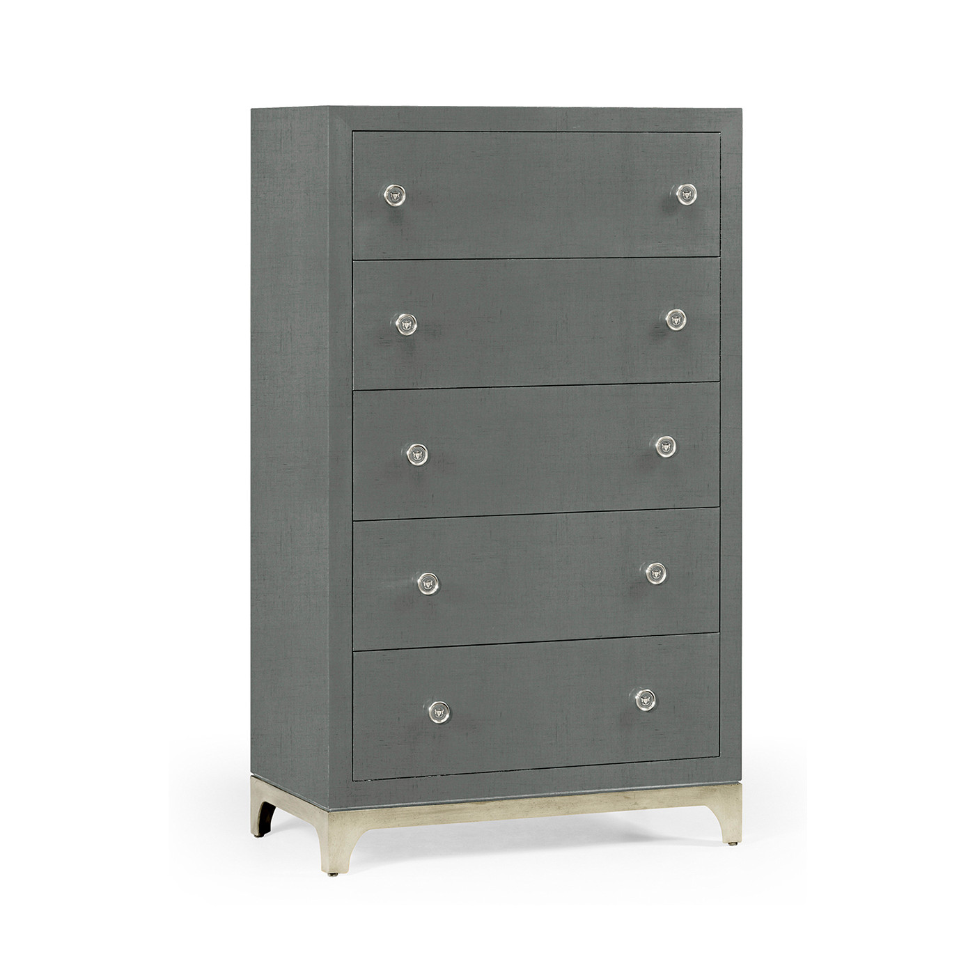 Tall chest with blazer buttons (Flannel/Silver)
