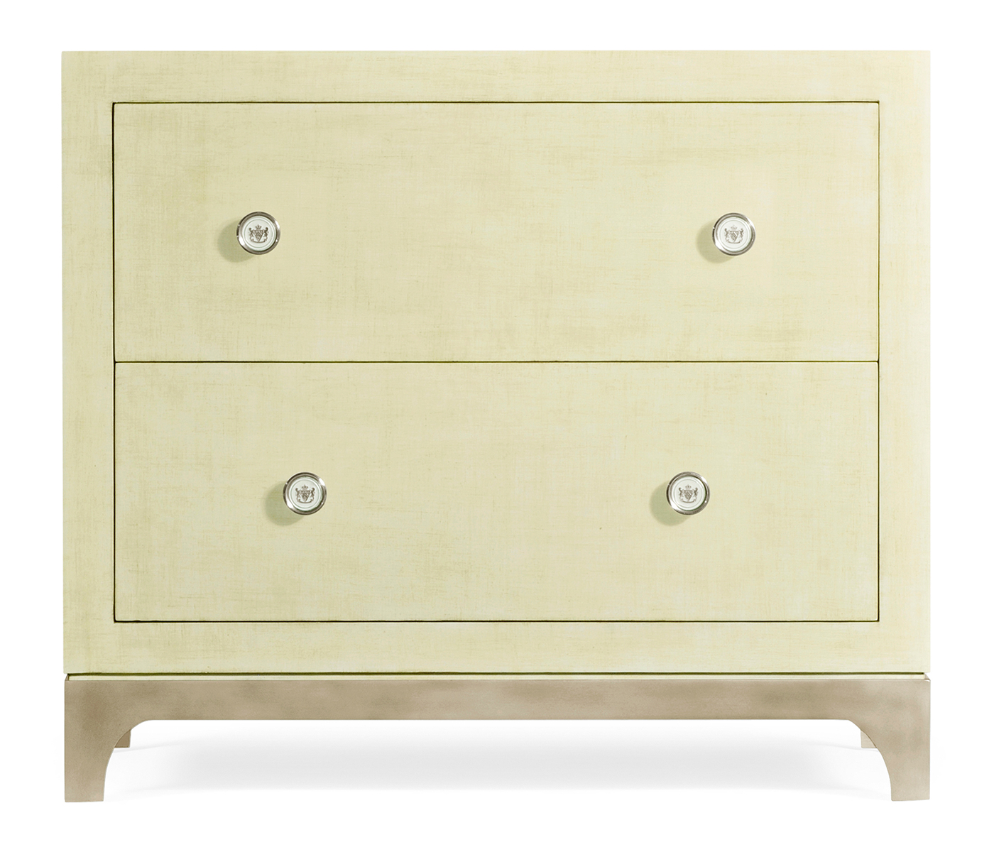Camomile & Silver Low Chest