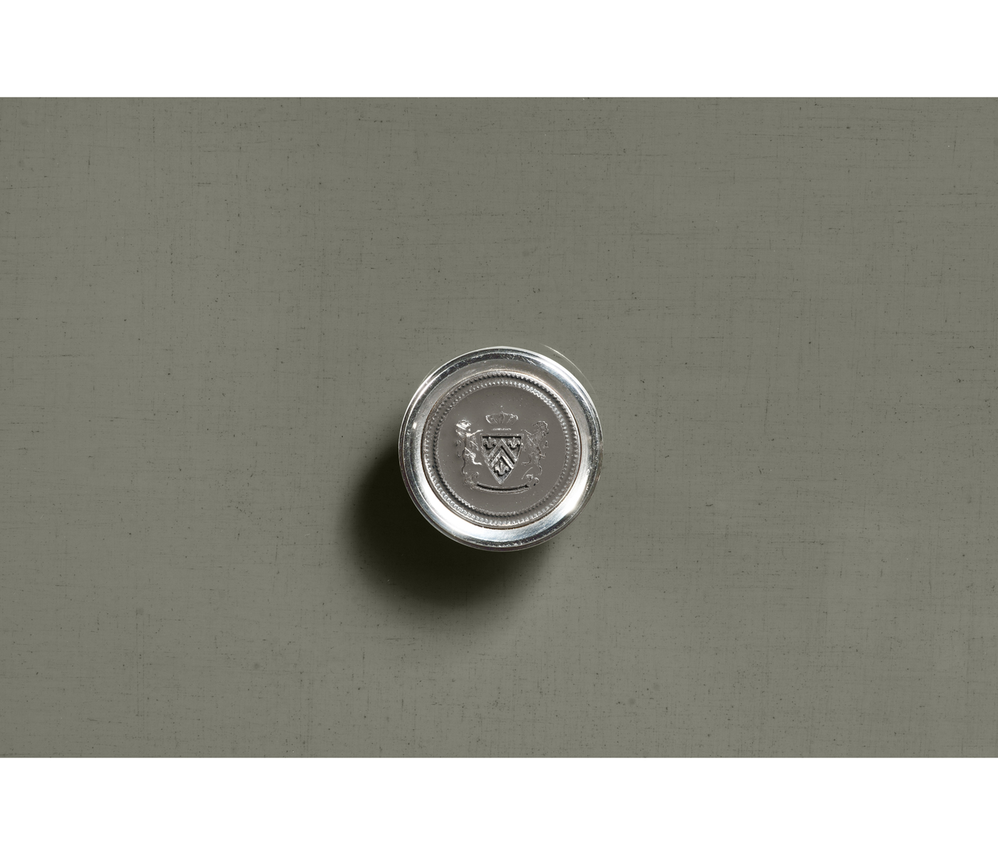 Slate & Silver Low Chest