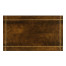 Craftsman's mahogany coffee table with herringbone inlay detail