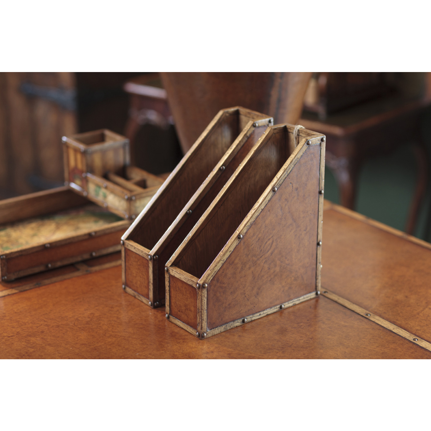 Travel Trunk Style Box File