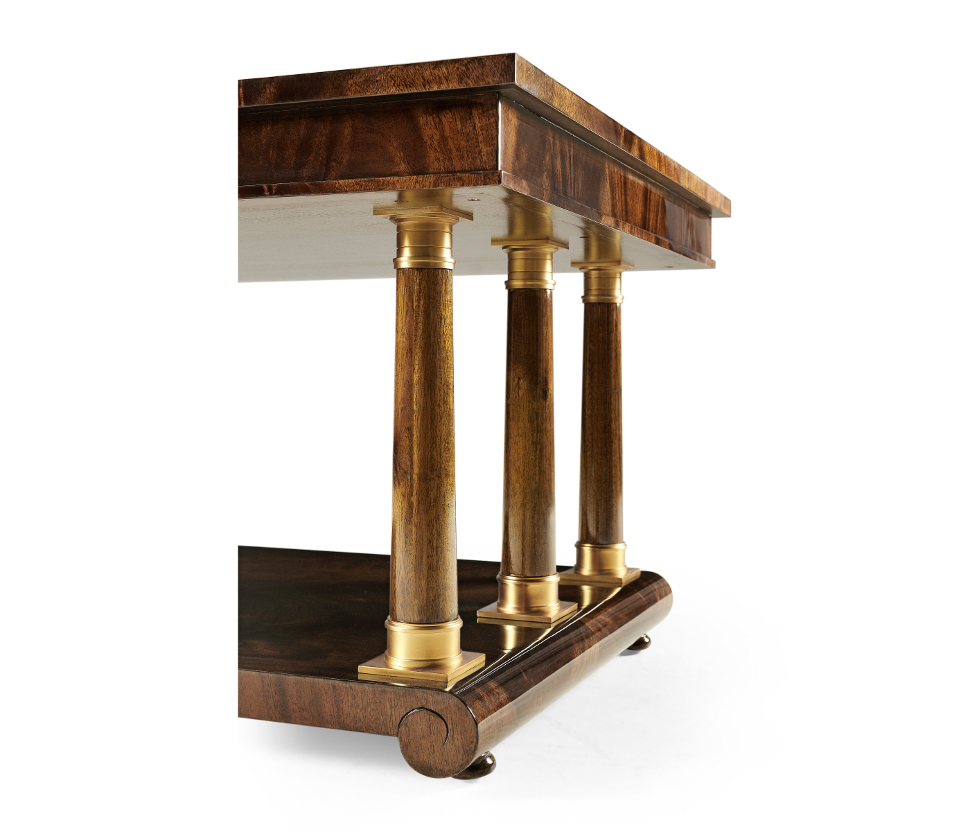 Mahogany biedermeier style rectangular coffee table
