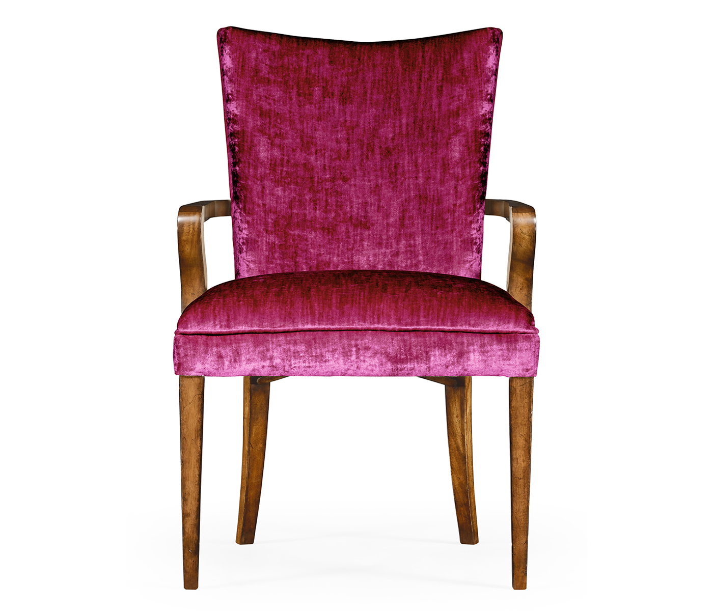 Biedermeier Style Walnut Dining Arm Chair