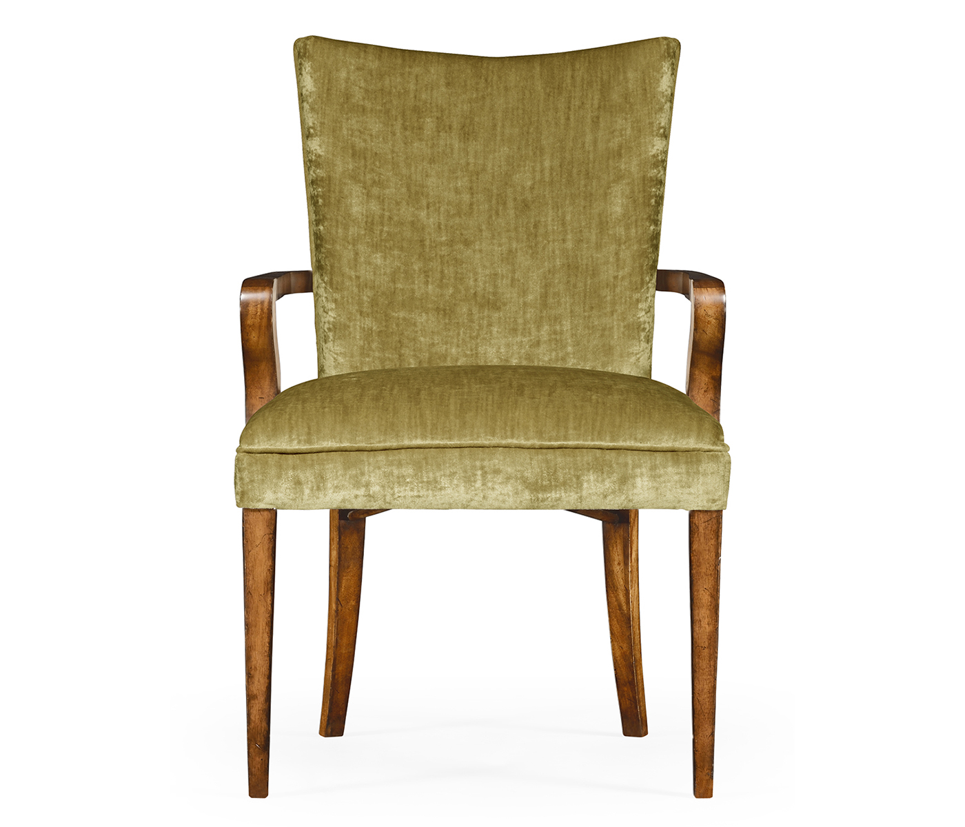 Biedermeier Style Walnut Dining Arm Chair