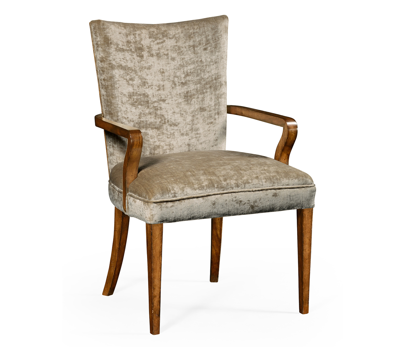 Biedermeier Style Walnut Dining Arm Chair