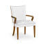 Biedermeier Style Walnut Dining Arm Chair