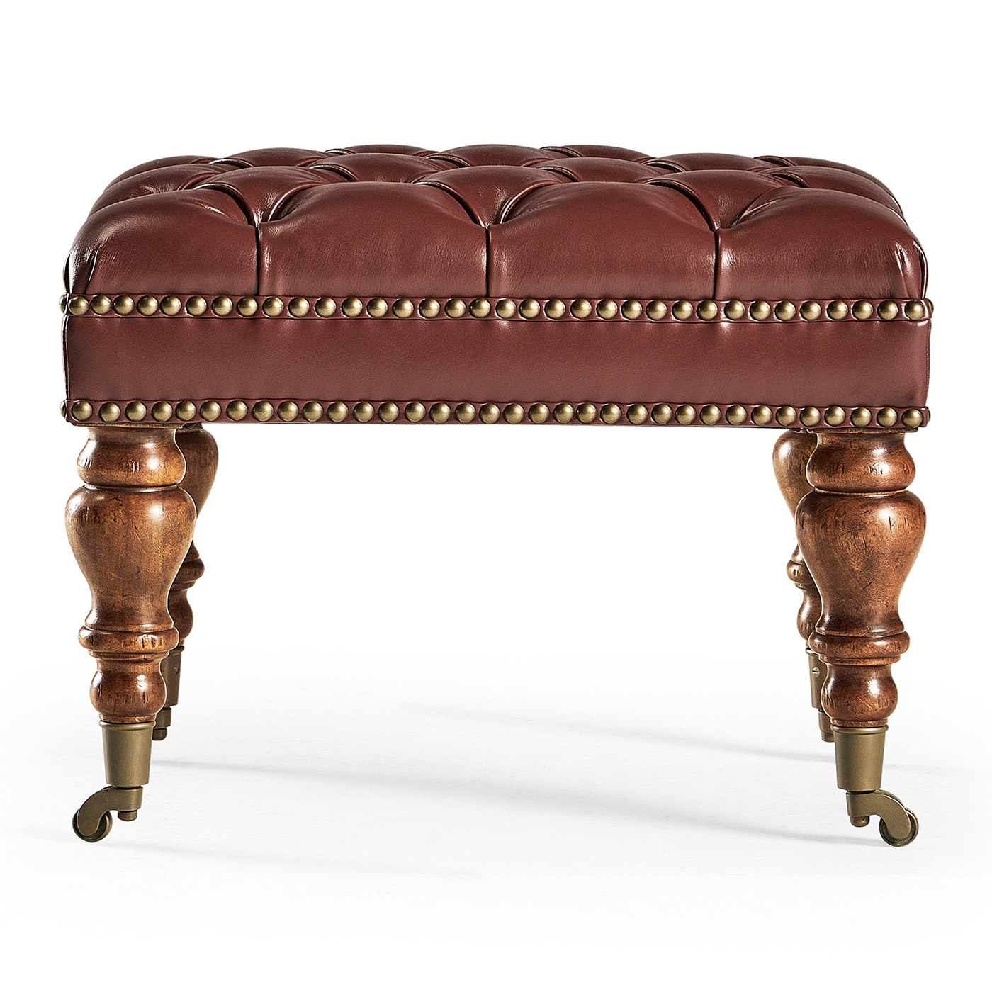 Small Chesterfield Style Footstool/Ottoman