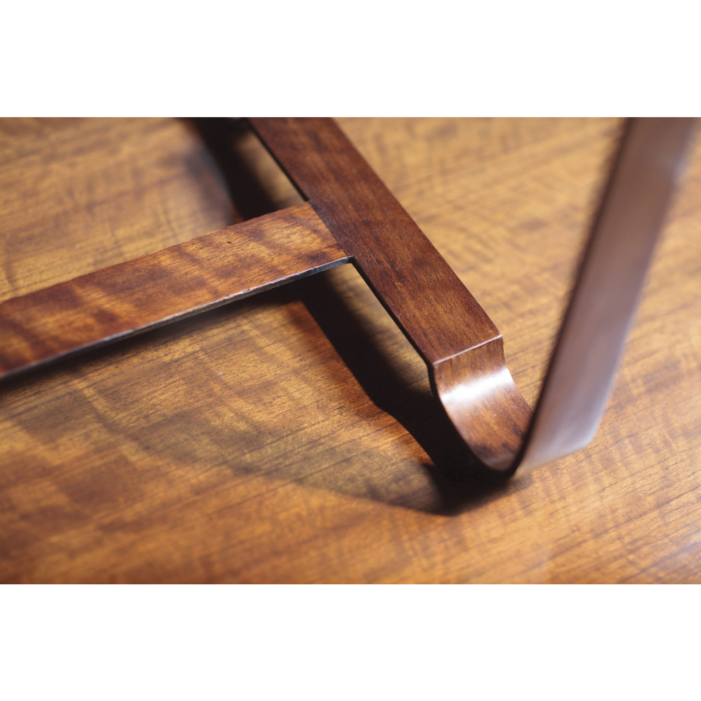 50's Americana side table with steel details