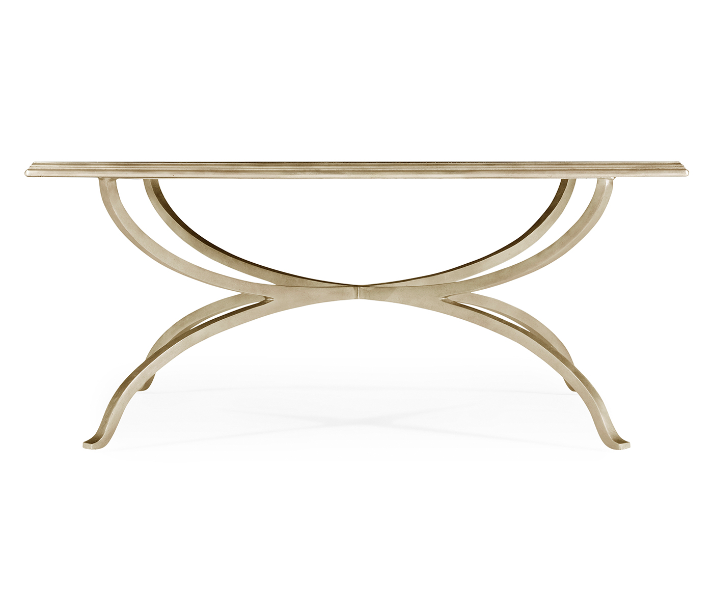 Églomisé and Silver Square Coffee Table