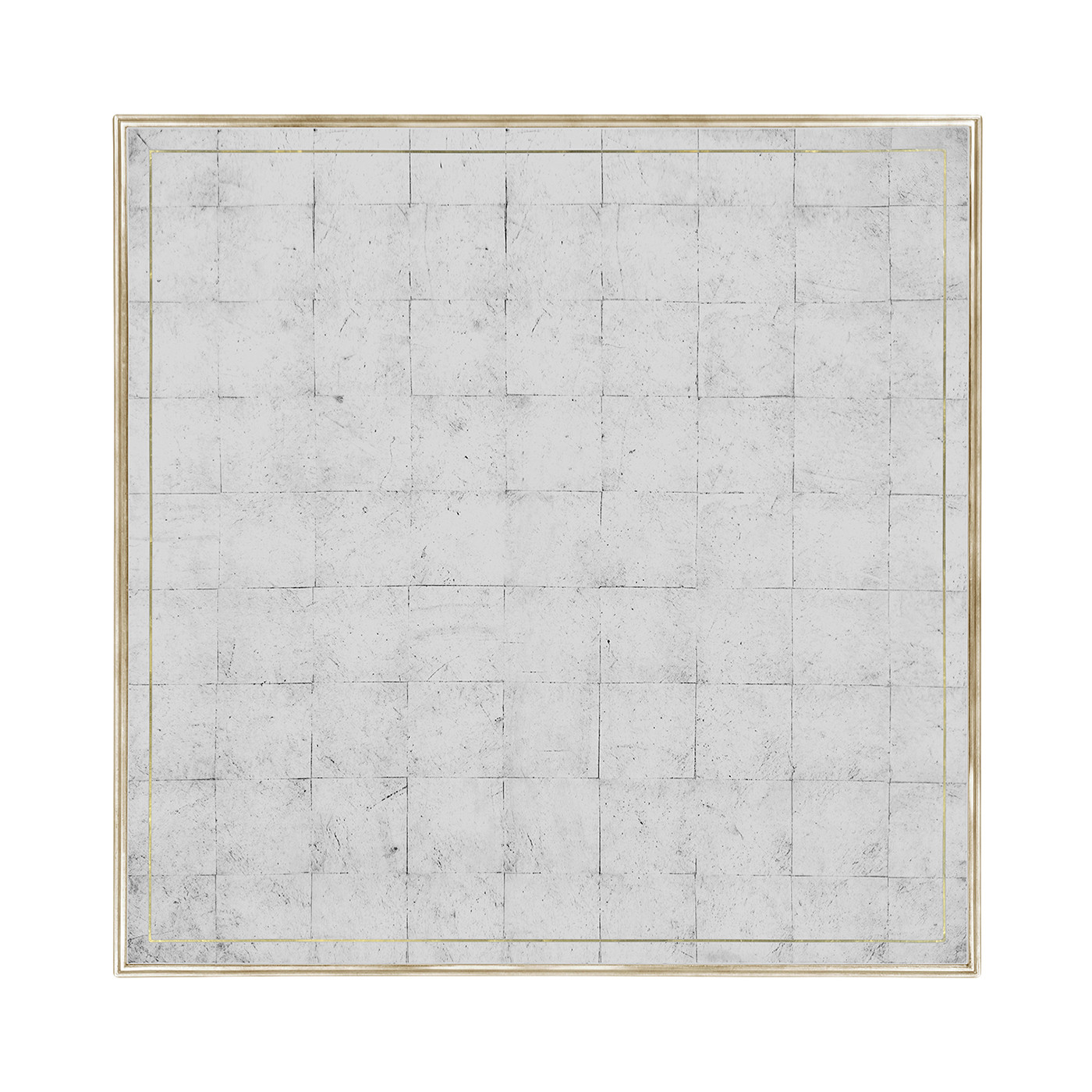 Églomisé and Silver Square Coffee Table