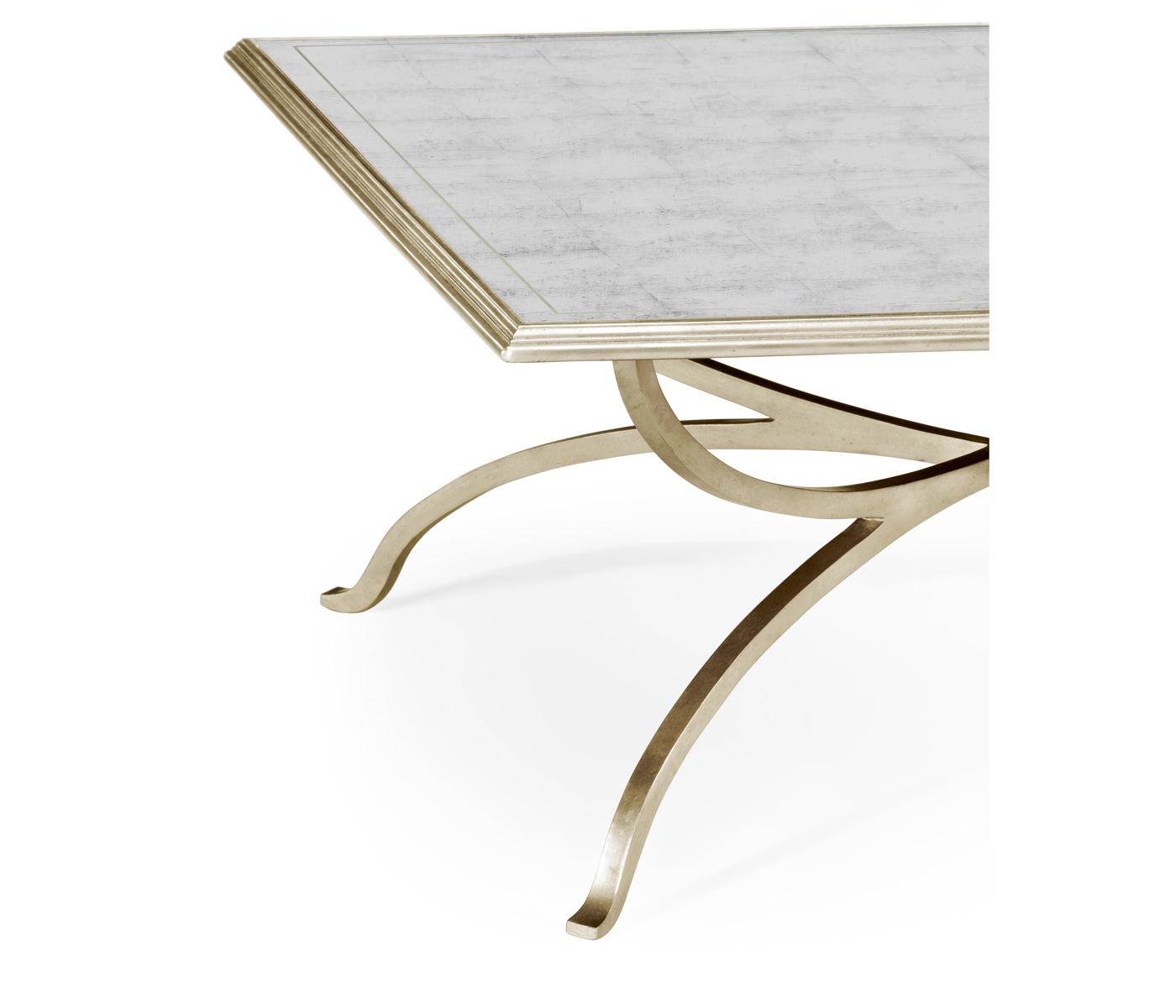 Églomisé and Silver Square Coffee Table