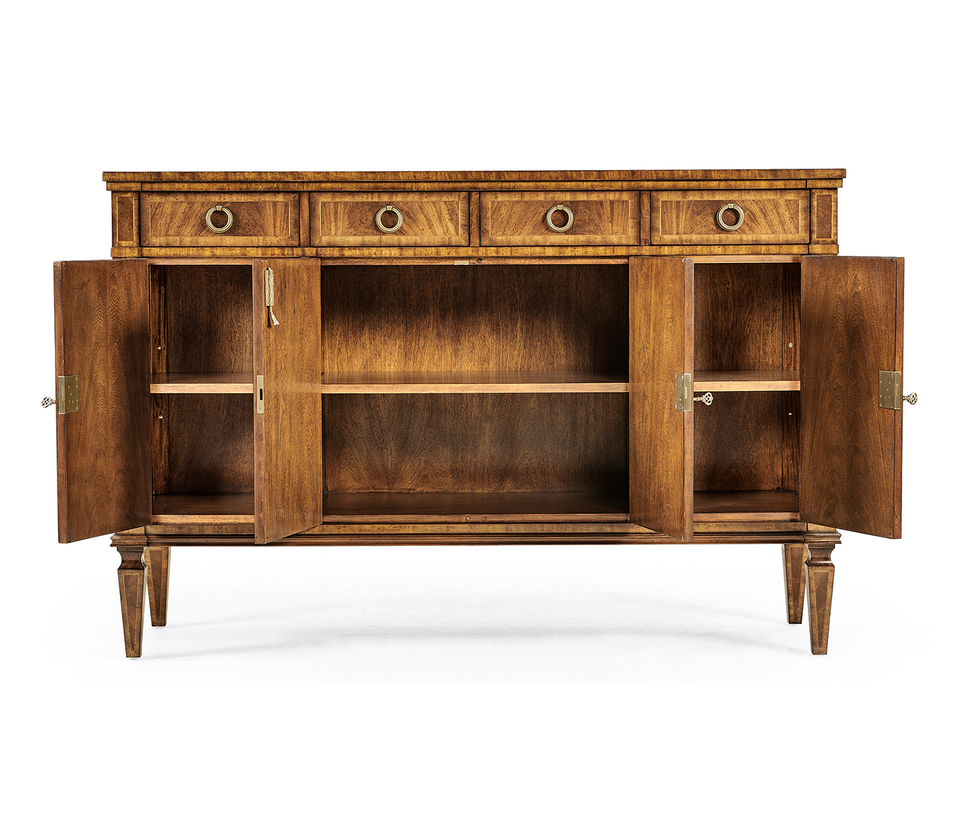 Windsor Regency Crotch Walnut Sideboard
