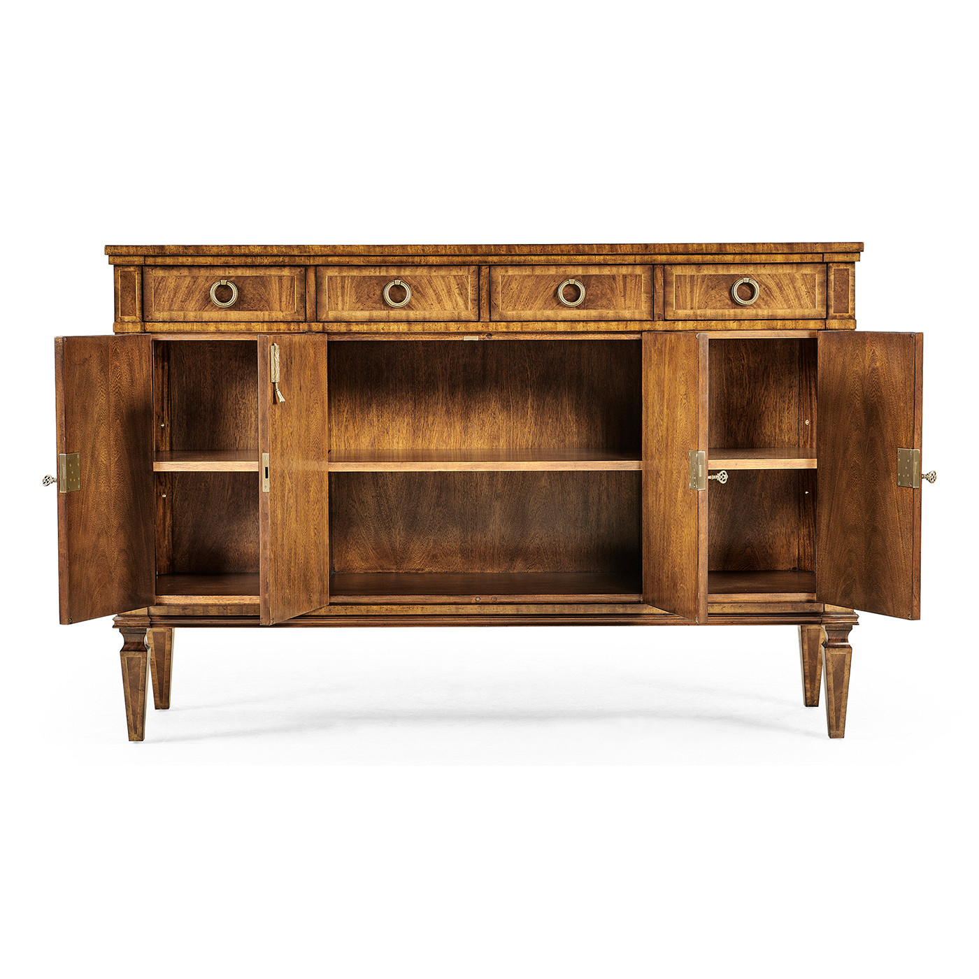 Windsor Regency Crotch Walnut Sideboard