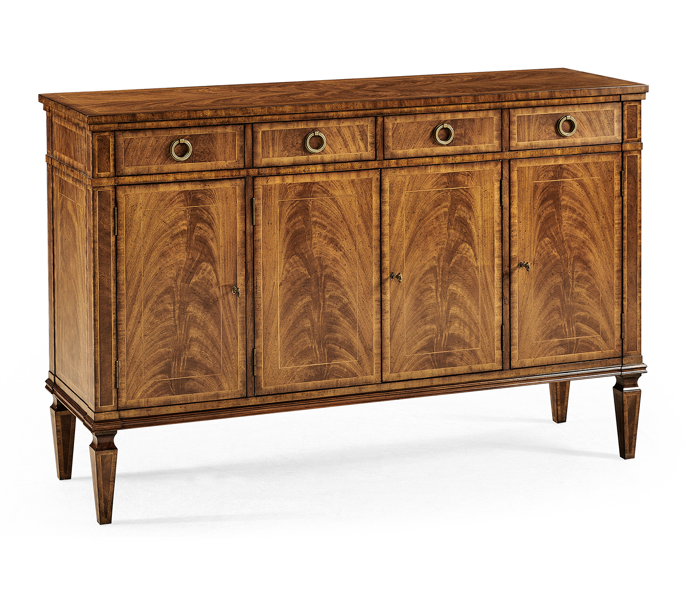 Windsor Regency Crotch Walnut Sideboard