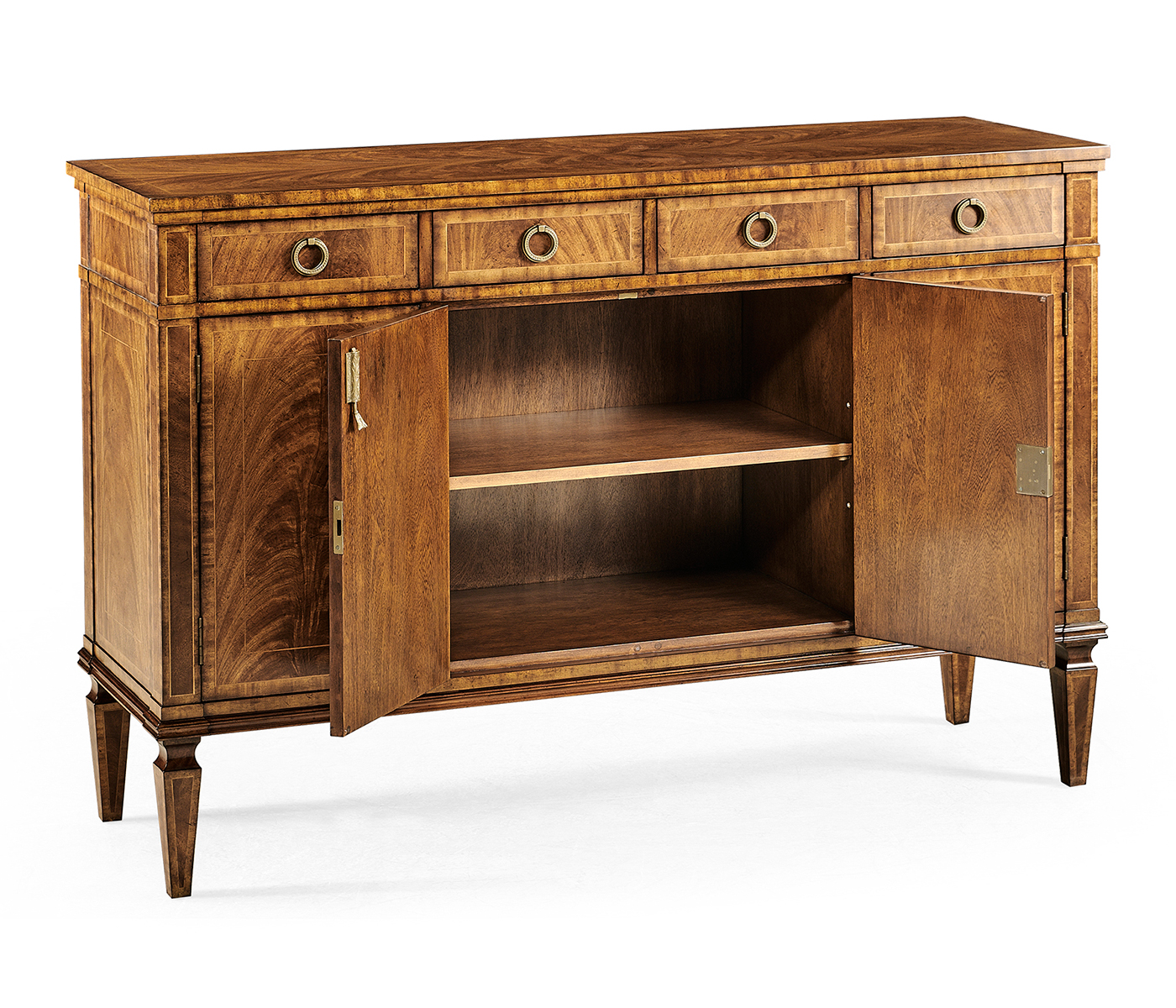 Windsor Regency Crotch Walnut Sideboard