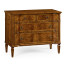 Regency Walnut Reverse Breakfront Chest