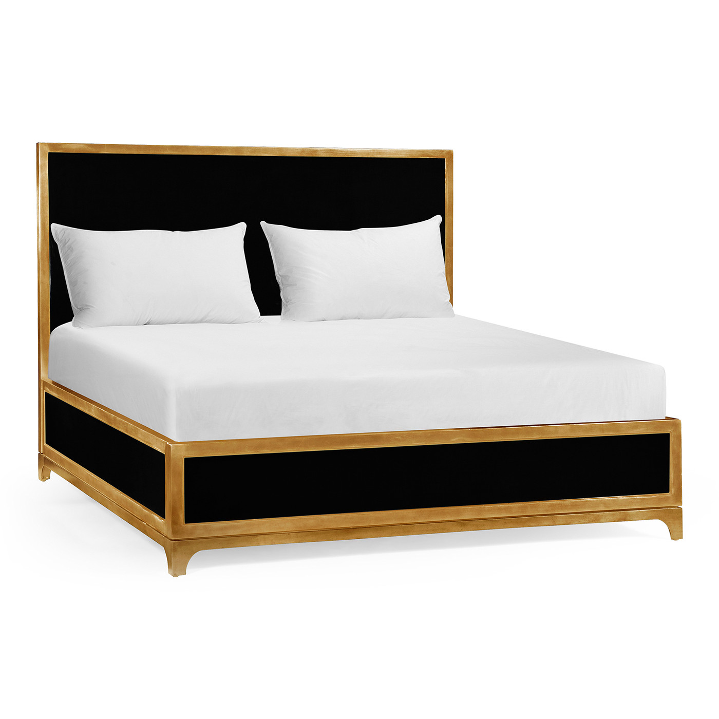 Noir & Gold Cali King Bed