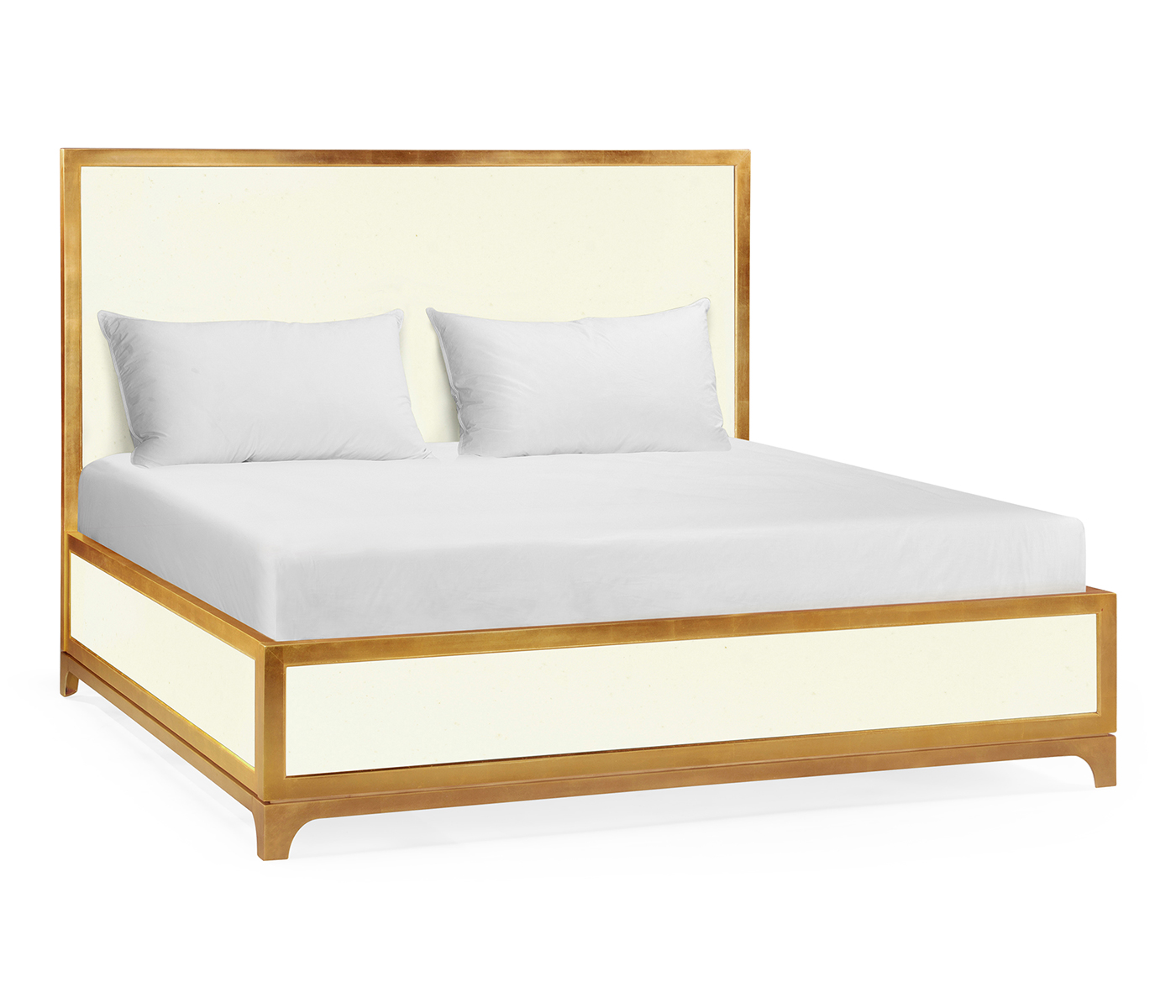 Blanc & Gold Cali King Bed 
